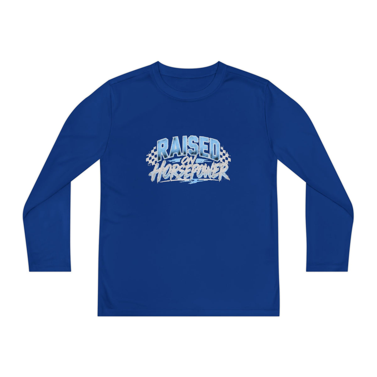 Raised on Horsepower Youth Long Sleeve Shirt