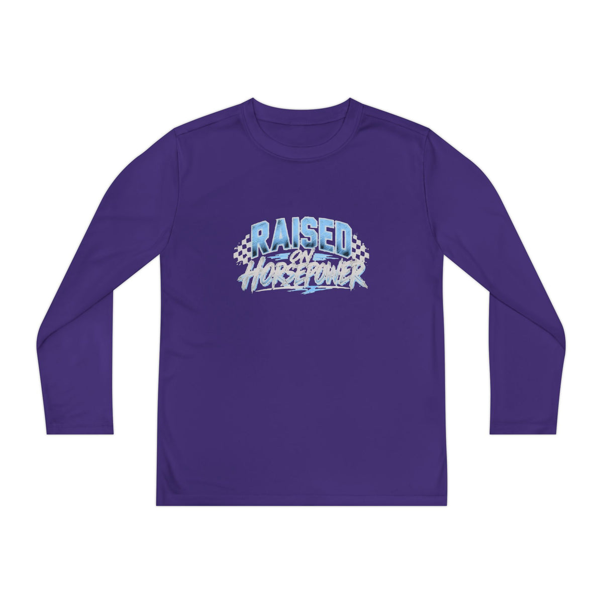 Raised on Horsepower Youth Long Sleeve Shirt