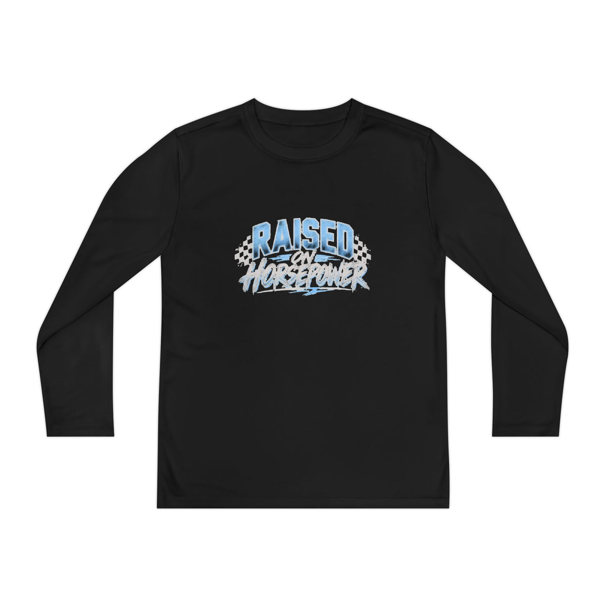 Raised on Horsepower Youth Long Sleeve Shirt