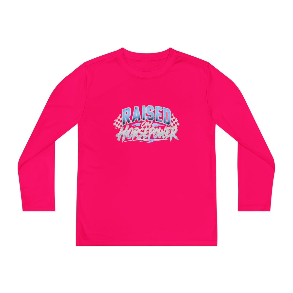 Raised on Horsepower Youth Long Sleeve Shirt