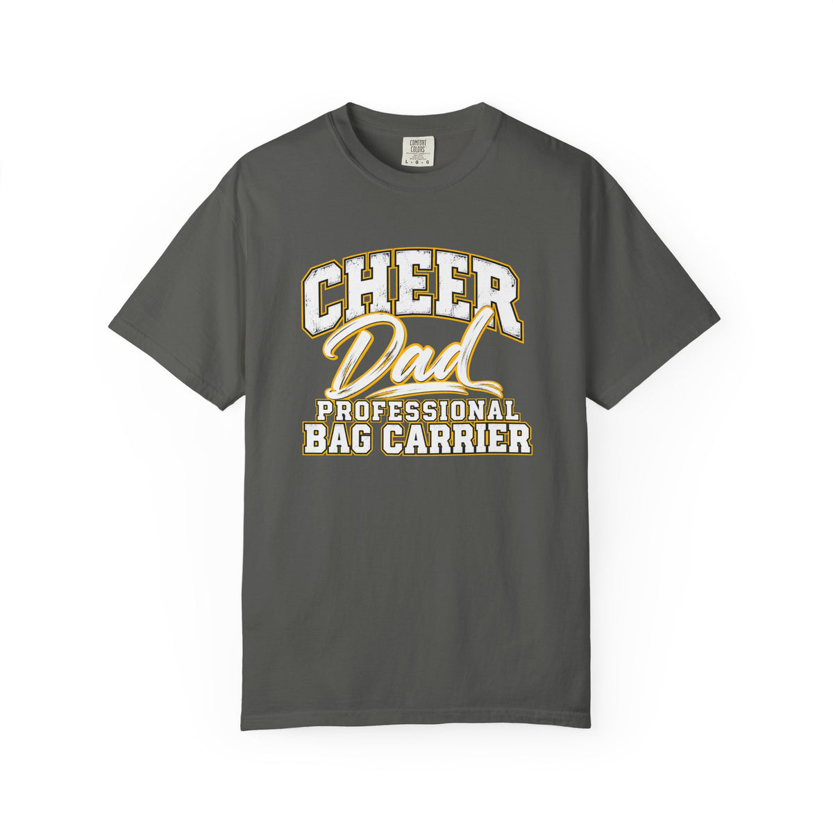 Cheer Dad T-Shirt — "Professional Bag Carrier" Vintage Sport Dad Tee