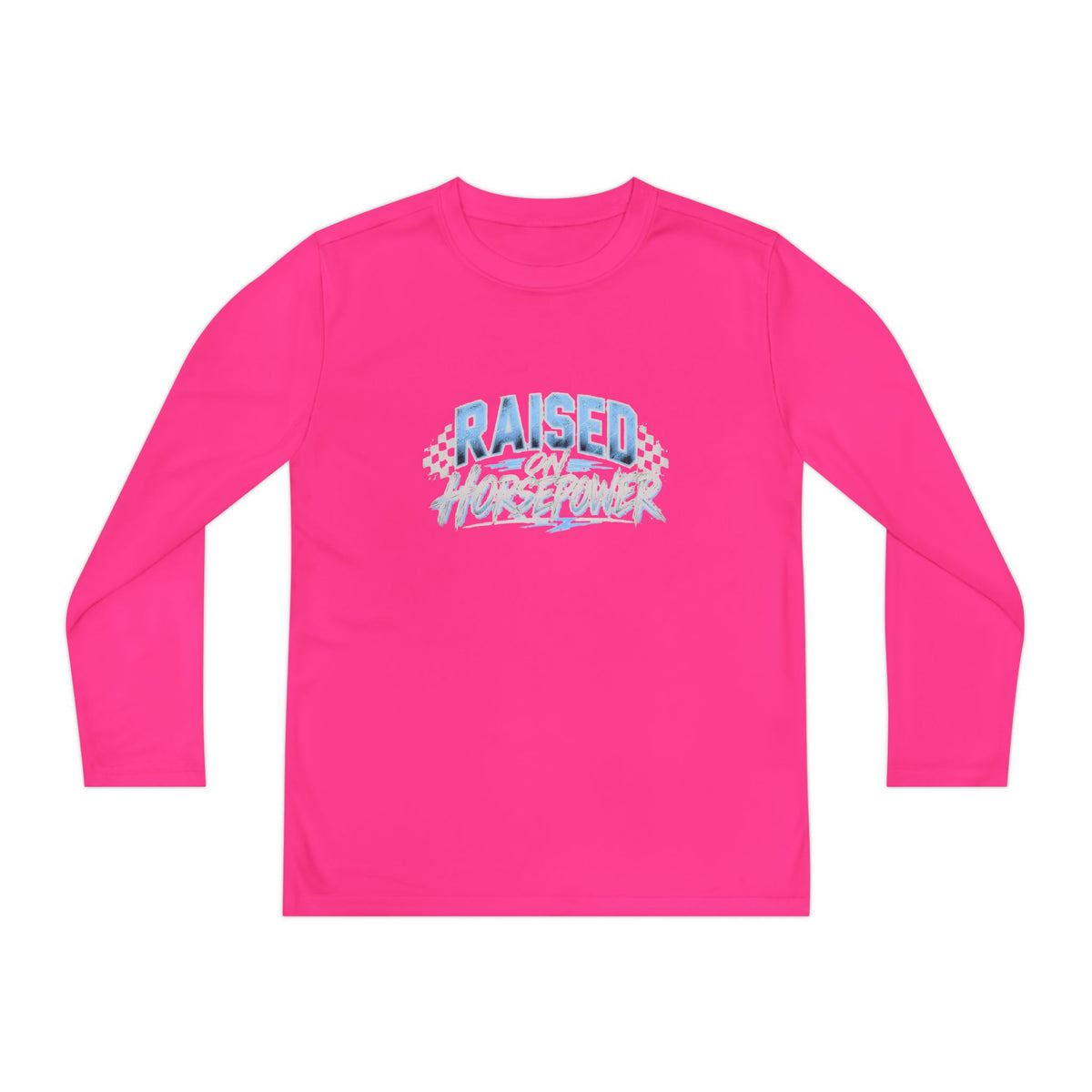 Raised on Horsepower Youth Long Sleeve Shirt