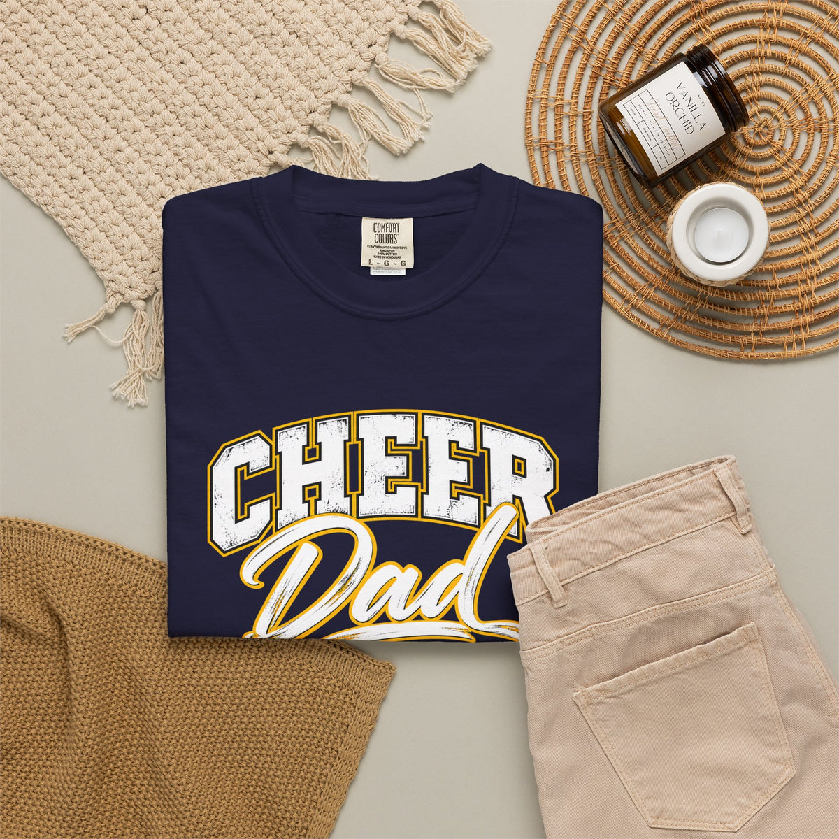 Cheer Dad T-Shirt — "Professional Bag Carrier" Vintage Sport Dad Tee