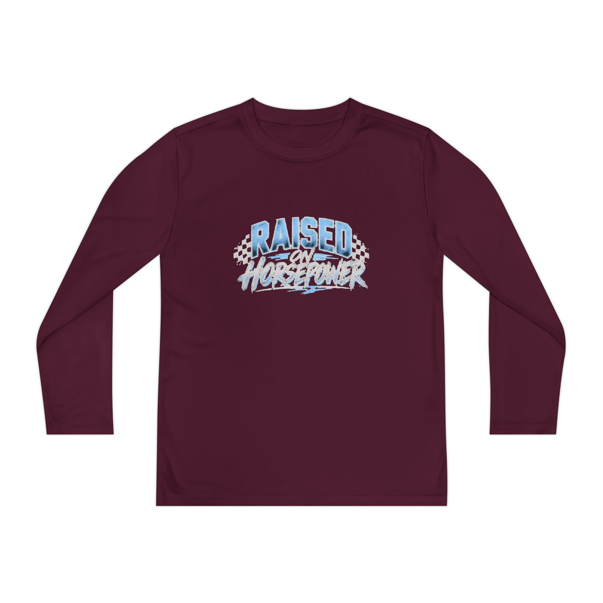 Raised on Horsepower Youth Long Sleeve Shirt
