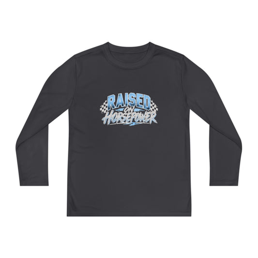 Raised on Horsepower Youth Long Sleeve Shirt