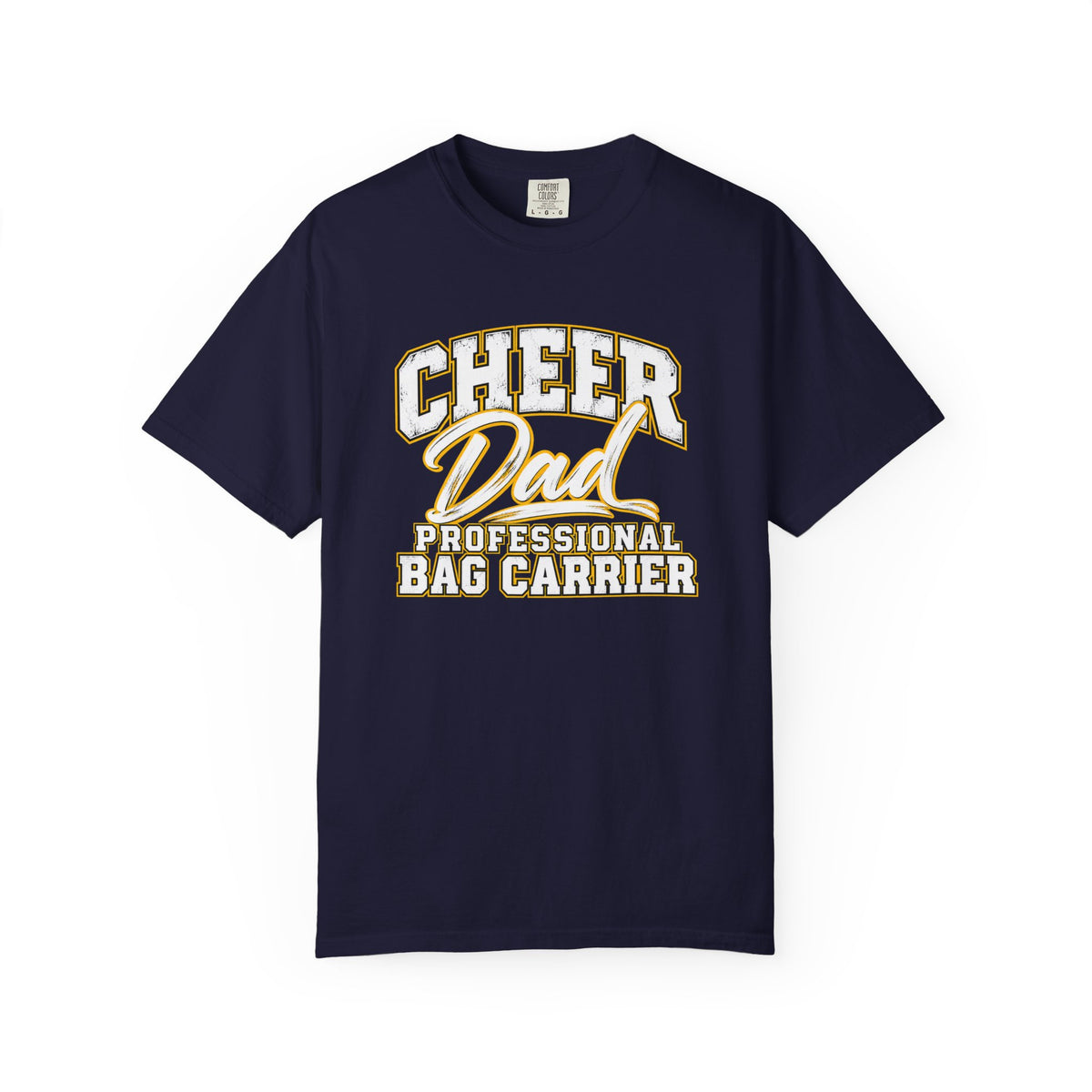 Cheer Dad T-Shirt — "Professional Bag Carrier" Vintage Sport Dad Tee