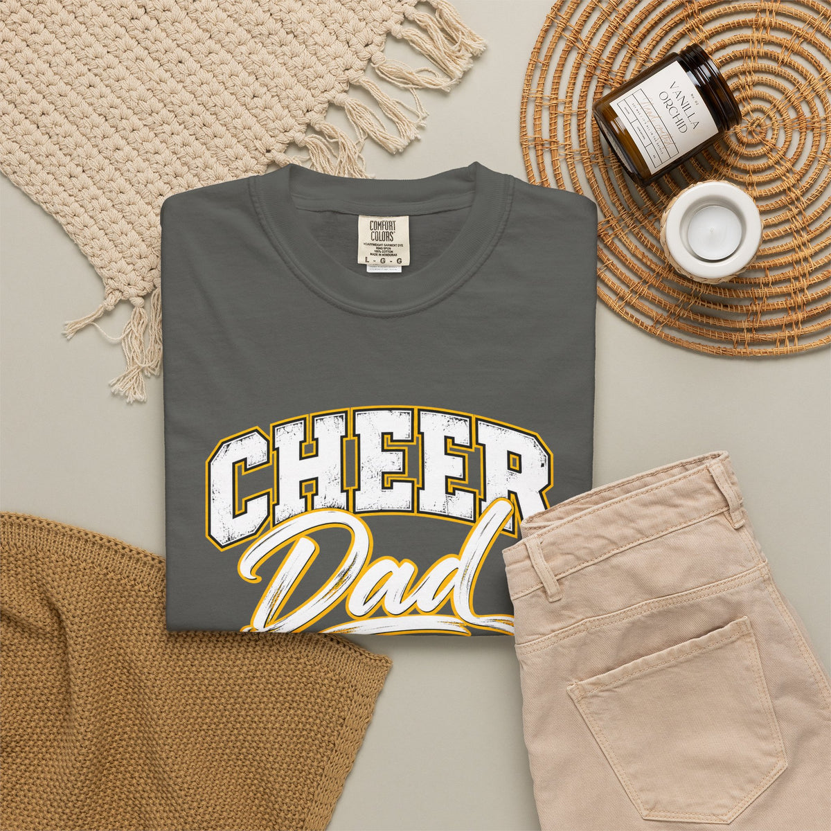 Cheer Dad T-Shirt — "Professional Bag Carrier" Vintage Sport Dad Tee