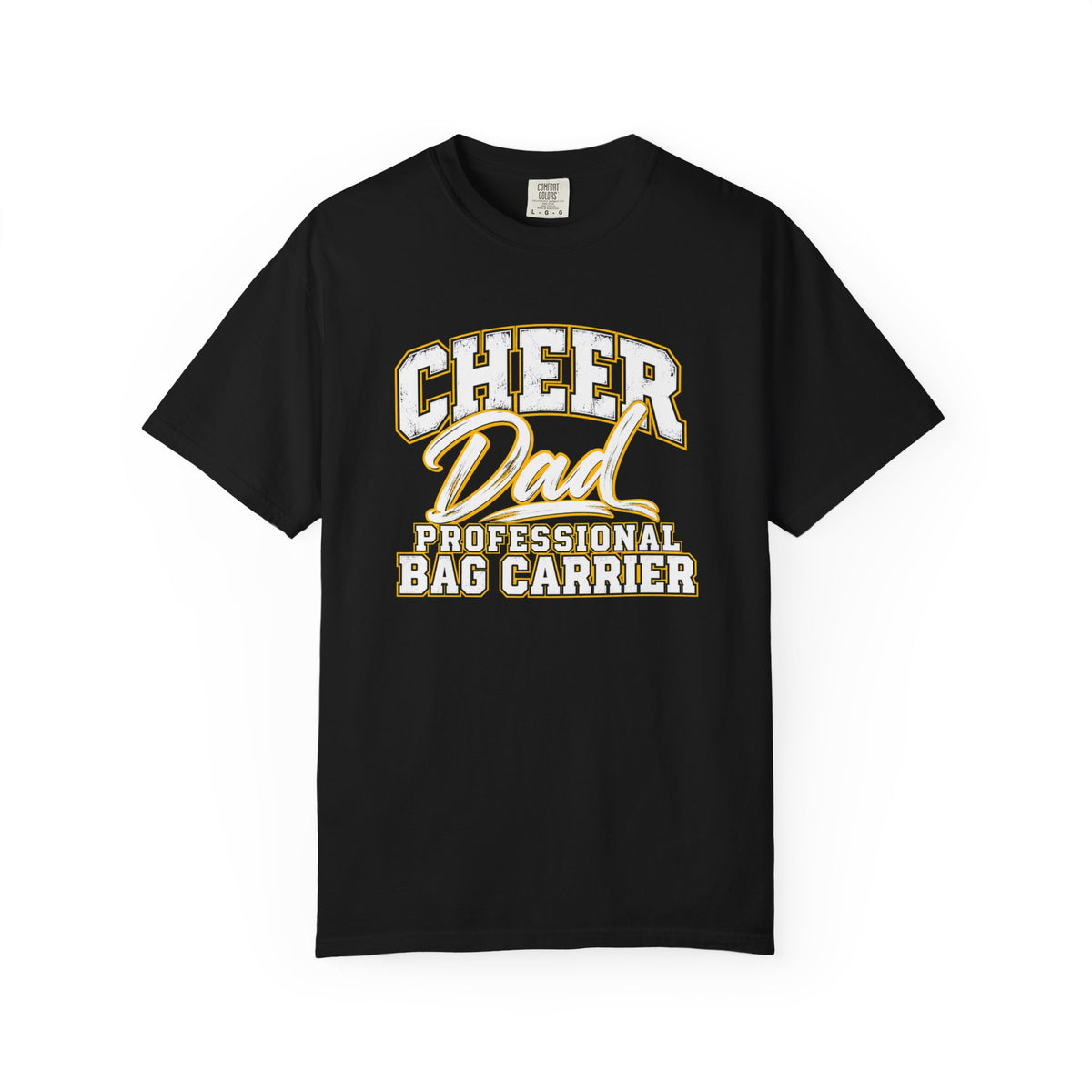 Cheer Dad T-Shirt — "Professional Bag Carrier" Vintage Sport Dad Tee